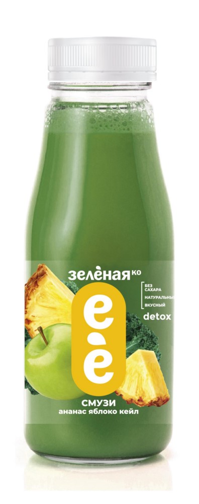 Смузи Ананас-Яблоко-Кейл 0,25л