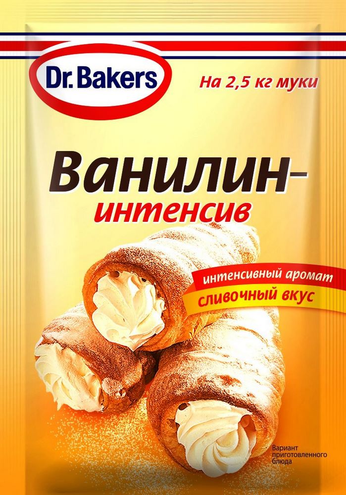 Ароматизатор пищевой Ванилин-интенсив Д-р Бейкерс 2г