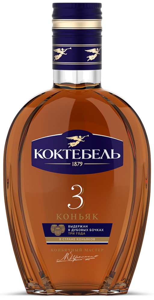 Коньяк Коктебель 3 года 0,25л