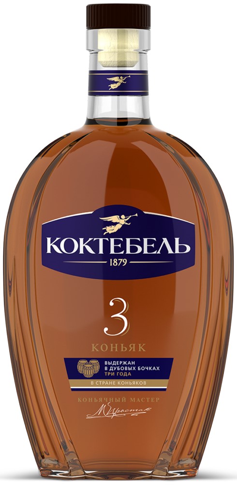 Коньяк Коктебель 3 года 0,5л