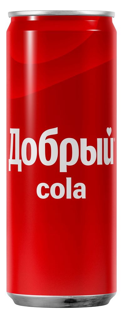 Напиток Кола Добрый безалкогольный сильногазированный 0,33л