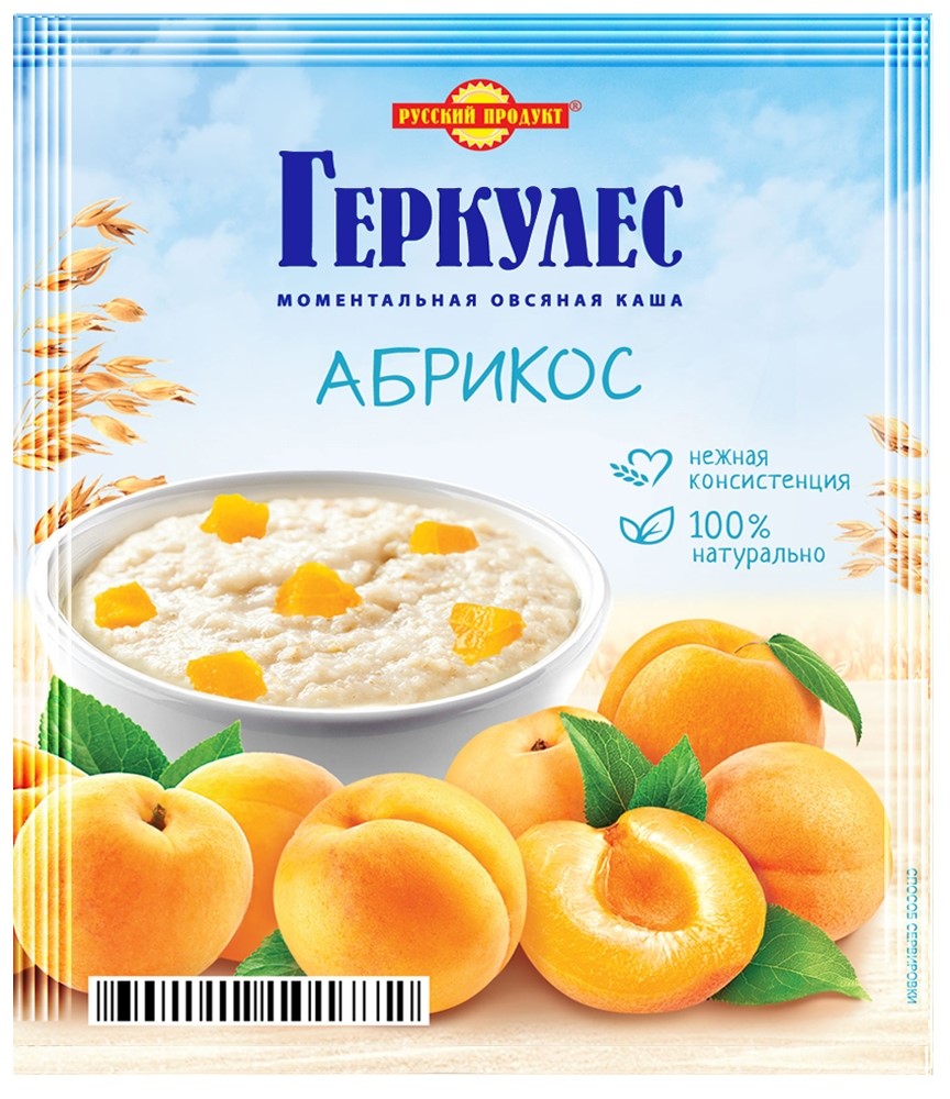 Каша овсяная Русский Продукт Геркулес с абрикосами 35г
