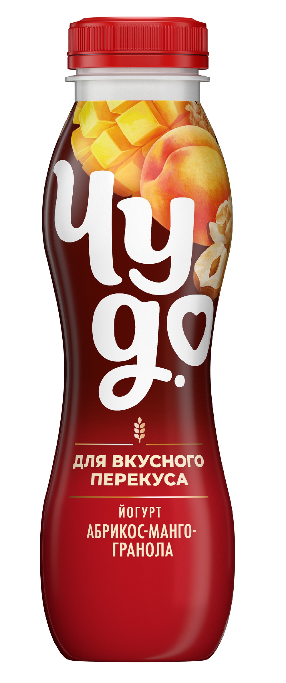 Йогурт Чудо питьевой абрикос-манго-гранола 2,2% 260г