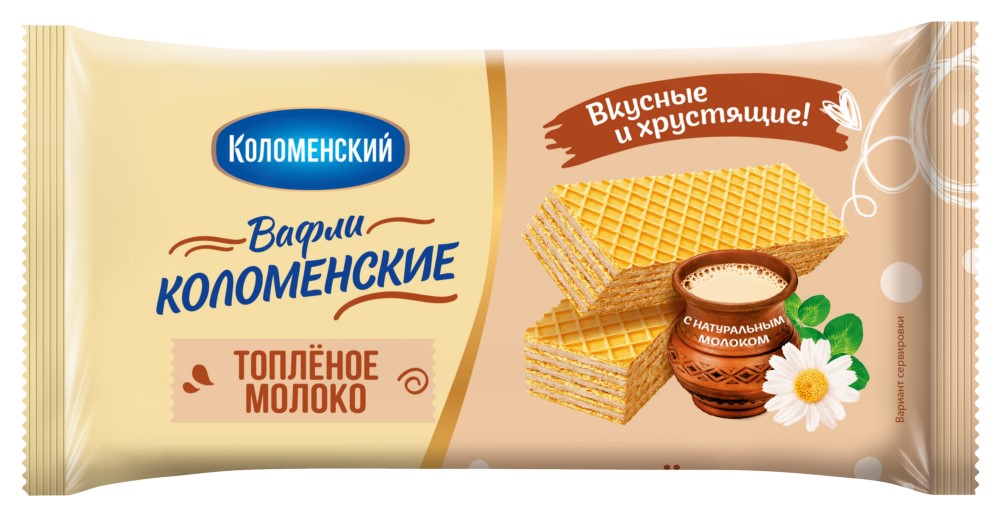 Вафли Топленое молоко Коломенское 200г