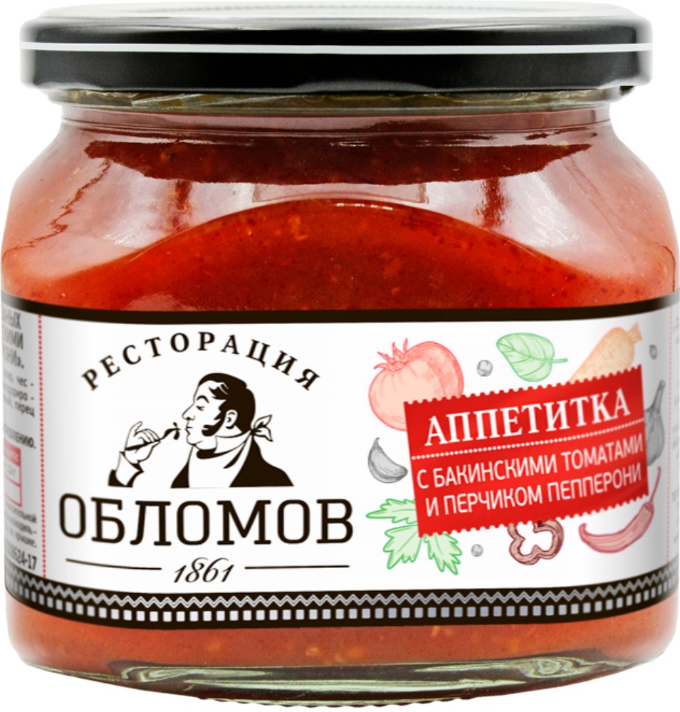 Аппетитка Пиканта с бакинскими томатами и перчиком 420г