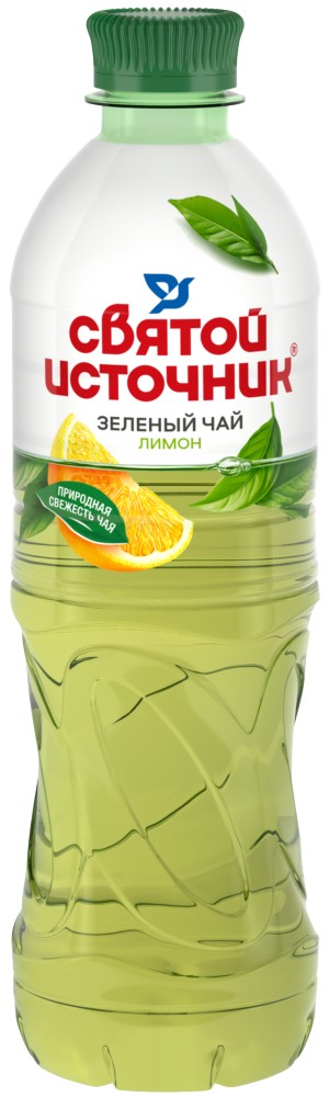 Напиток безалкогольный негазированный Святой Источник Зеленый чай со вкусом лимона 1л
