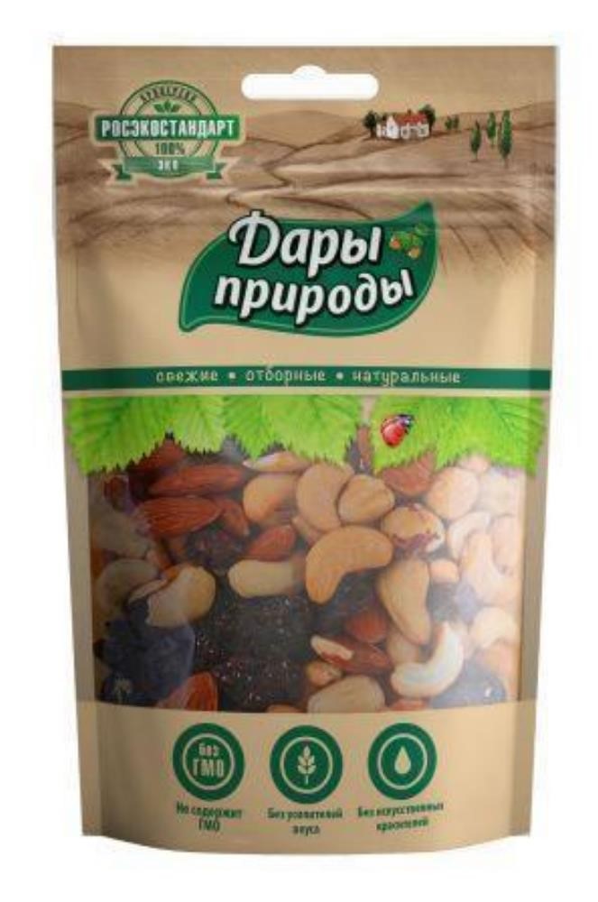 Коктейль Дары природы орехи и изюм 150г