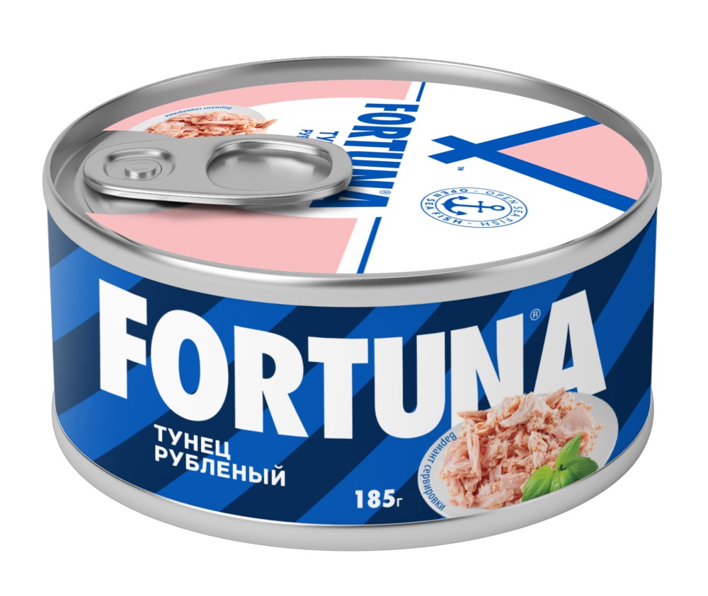 Тунец FORTUNA рубленый 185 г