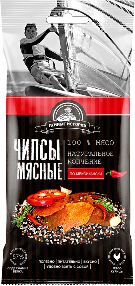 Чипсы куриные По-Мексикански 35г Пенные истории