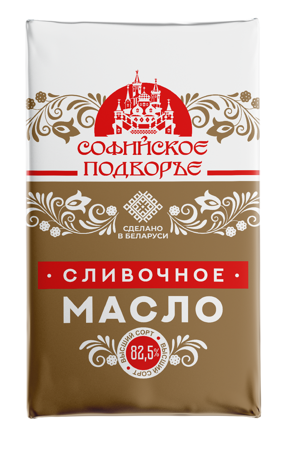 Масло сладко-сливочное Софийское подворье 82,5% 180г