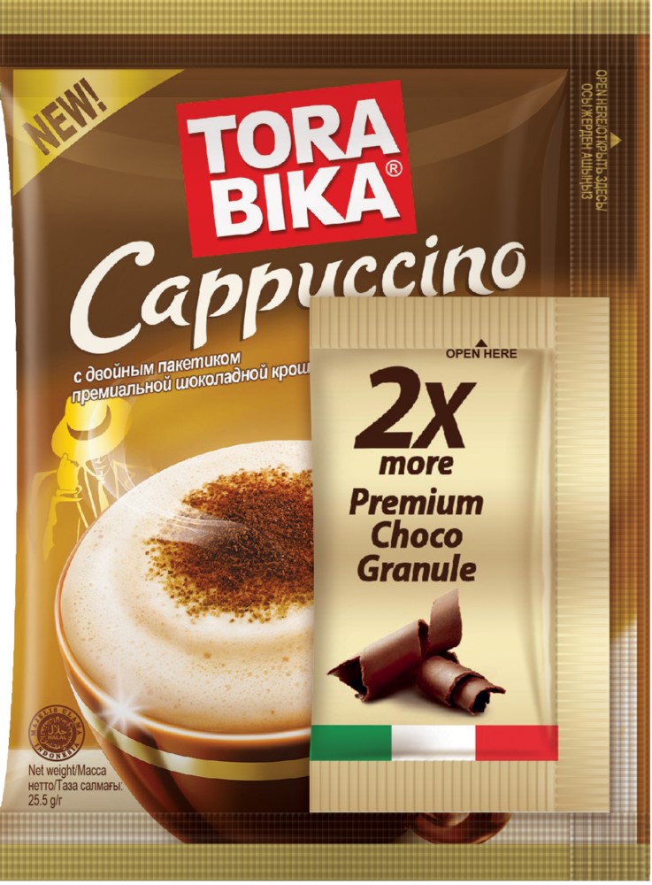 Кофейный напиток Торабика Капучино с шоколадной крошкой 25г