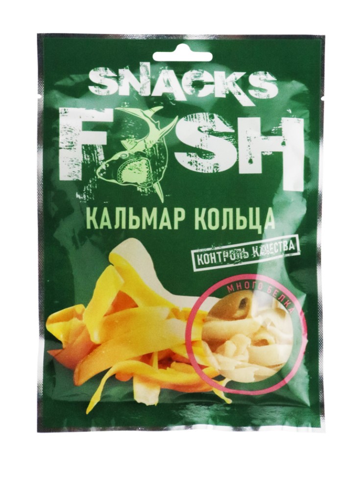 Кольца кальмара Хороший день сушеные 50г