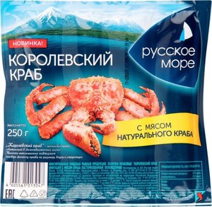 Крабовые палочки Русское Море Королевский краб 250г