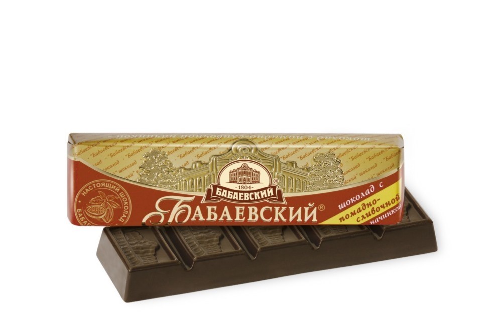 Шоколадный батончик Бабаевский с помадной начинкой 50г