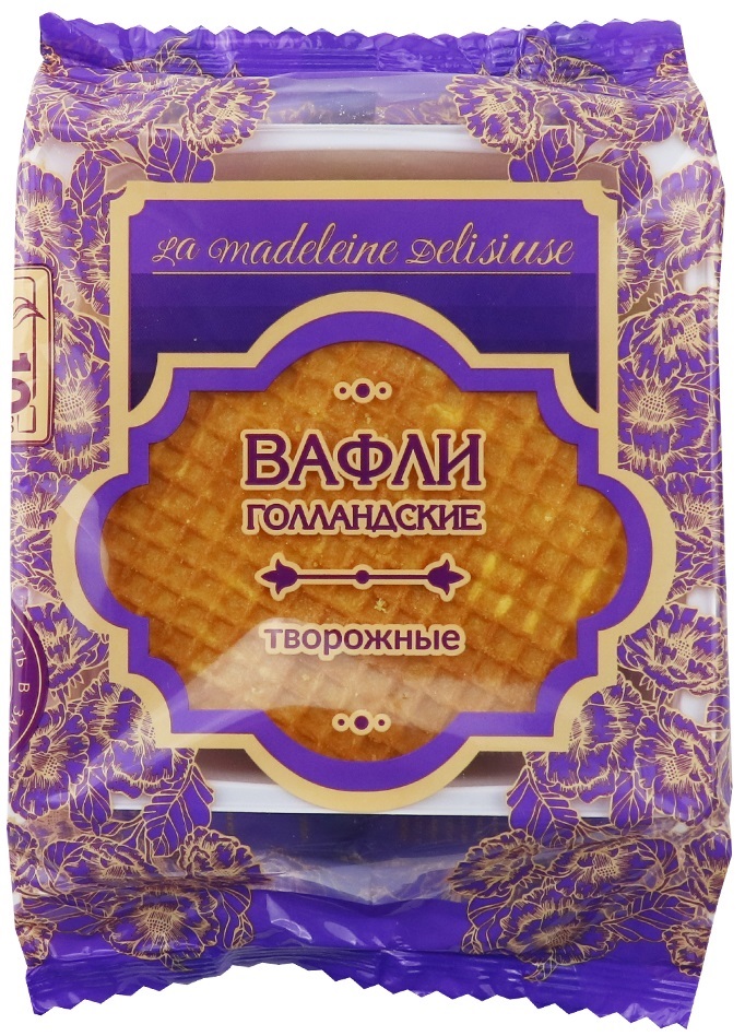 Вафли голландские Творожные 150г