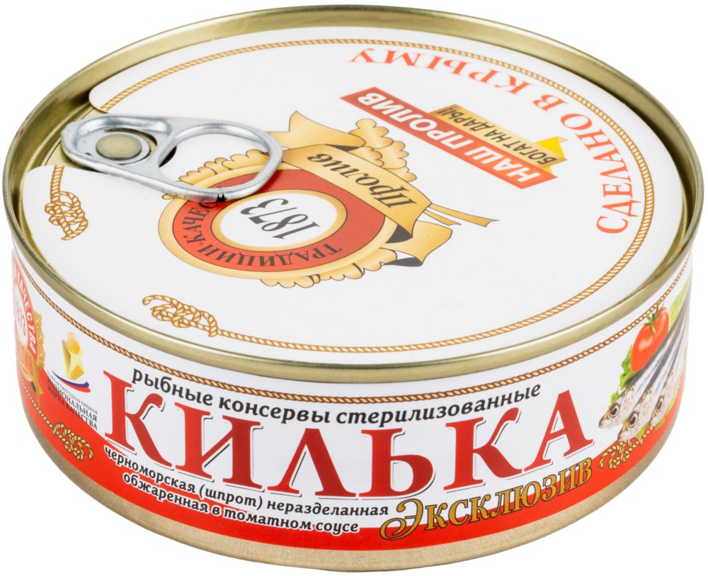 Килька Пролив обжаренная в томатном соусе 240г