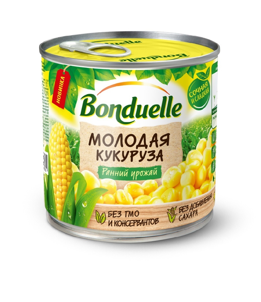 Кукуруза молодая 425мл ж/б Бондюэль
