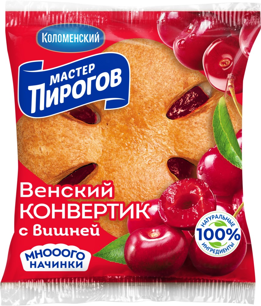 Слойка  Коломенское венский конвертик вишней 70г