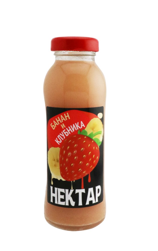 Нектар Бананово-клубничный Хороший день 0,25л