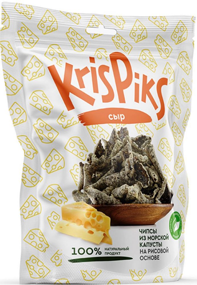 Чипсы из морской капусты сыр КрисПикс 20г