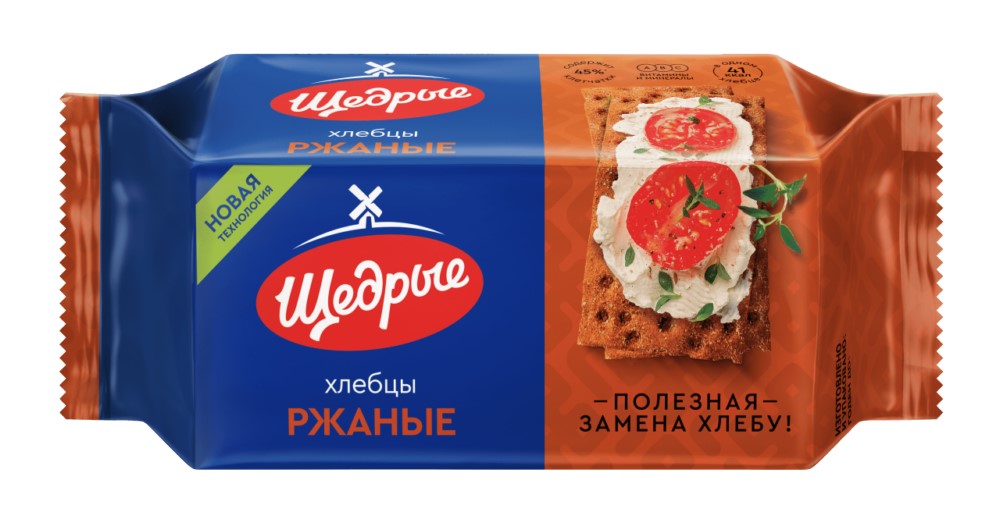 Хлебцы Щедрые ржаные 100г