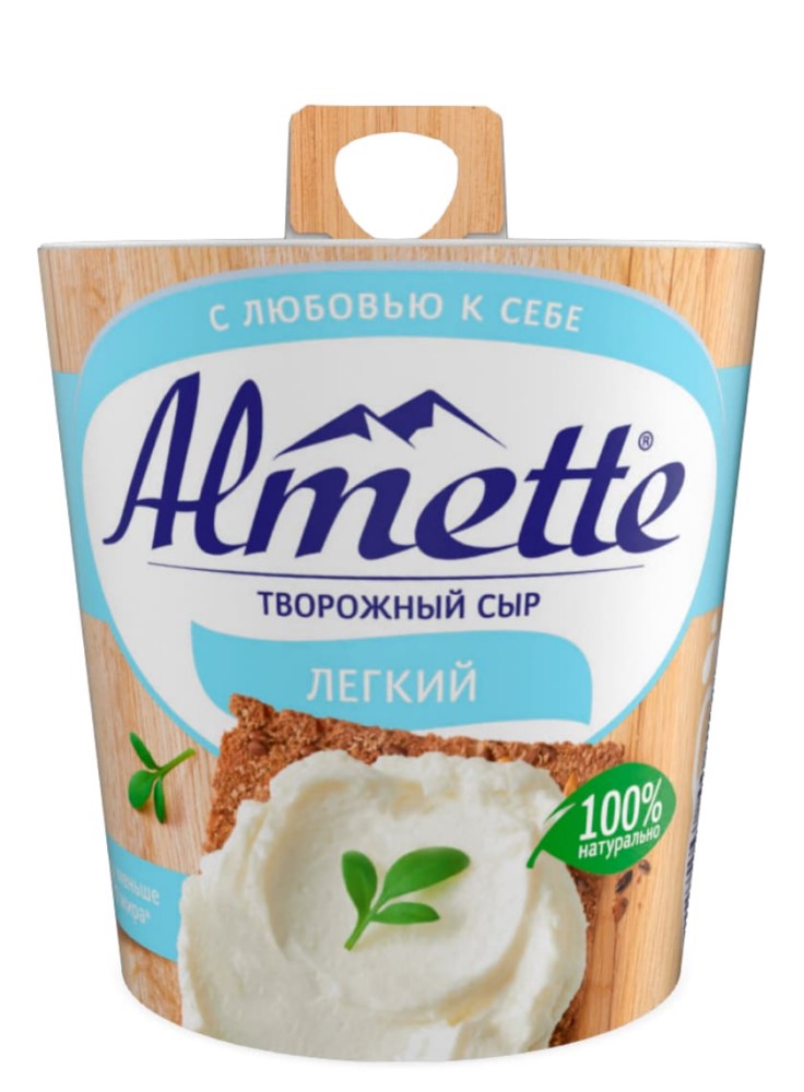 Сыр творожный Альметте Хохланд легкий 18% 150г