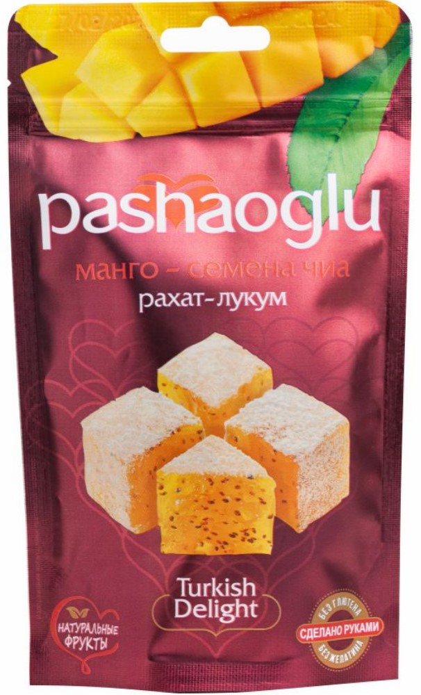 Рахат-Лукум Пашаглы манго-семена чиа 150г