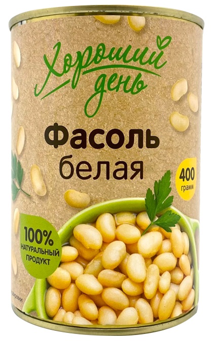 Фасоль белая натуральная Хороший день