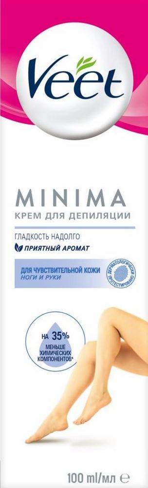 Крем для депиляции Вит для чувствит.кожи 100мл