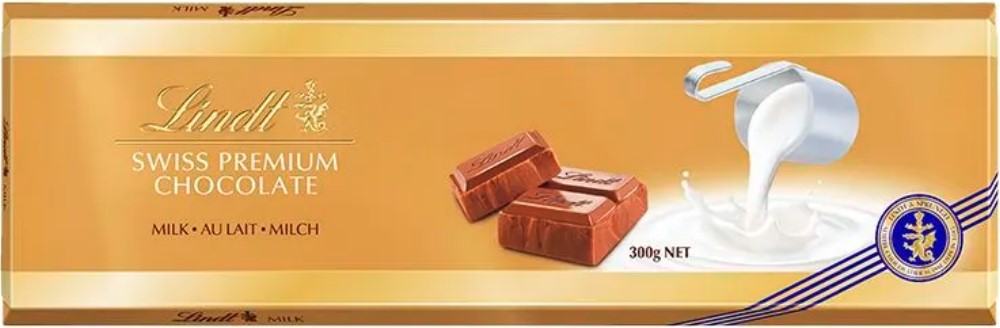 Шоколад Линдт СВИСС ПРЕМИУМ швейцарский молочный 300г
