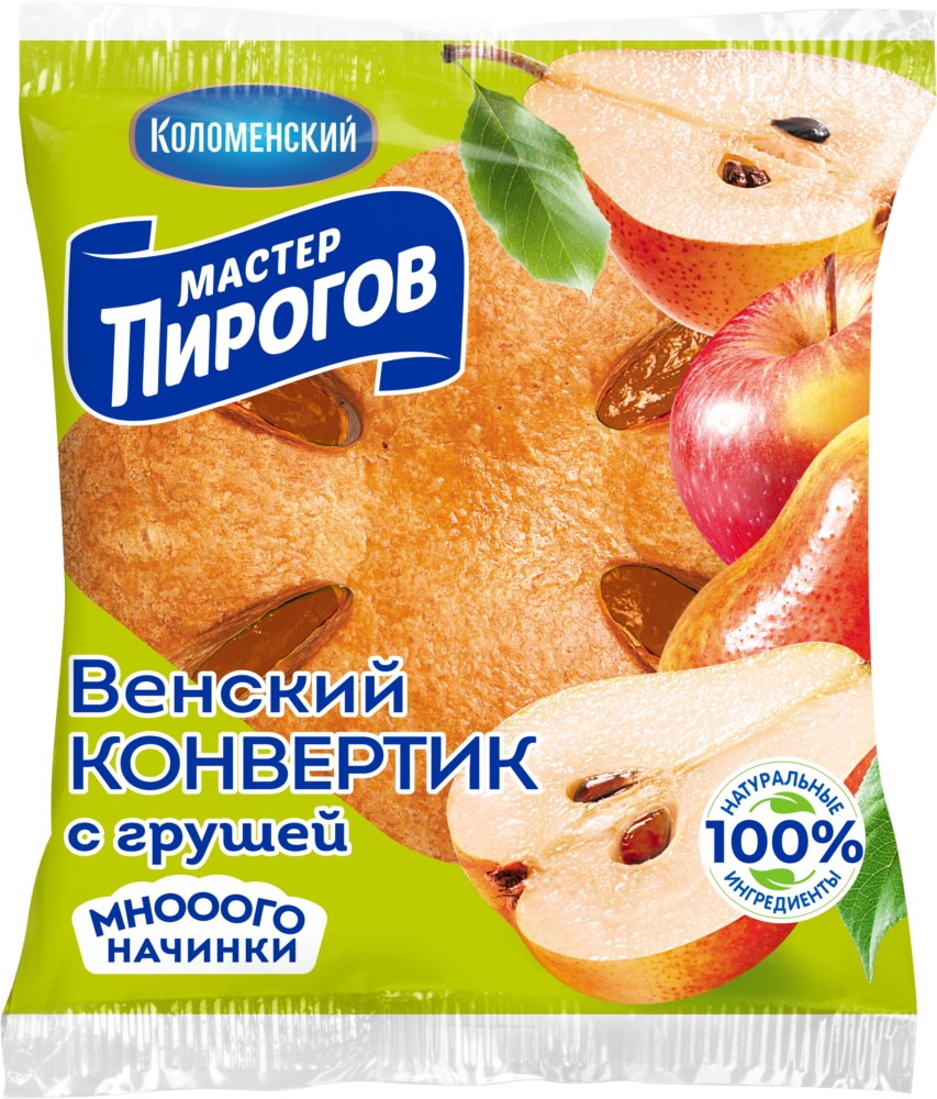 Слойка Коломенское венский конвертик с грушей 70г