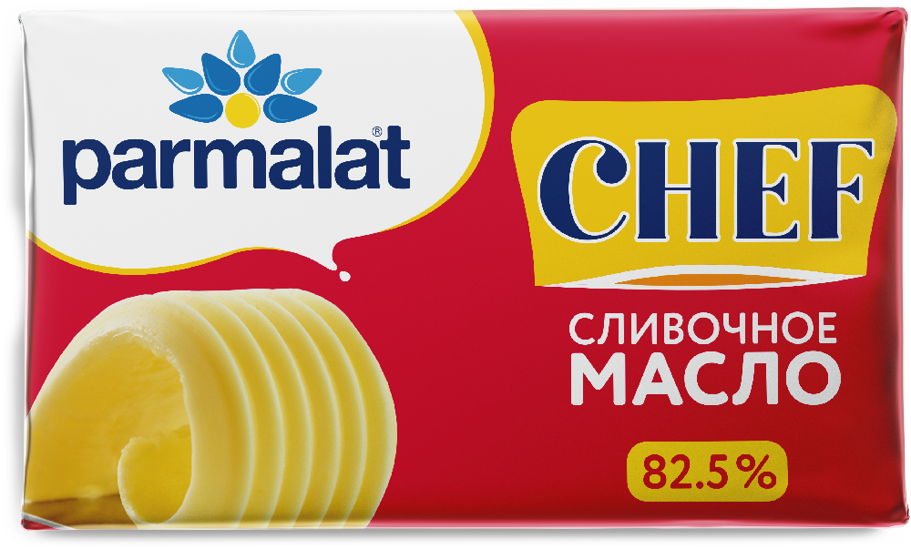 Масло Пармалат сливочное 82,5% 180г