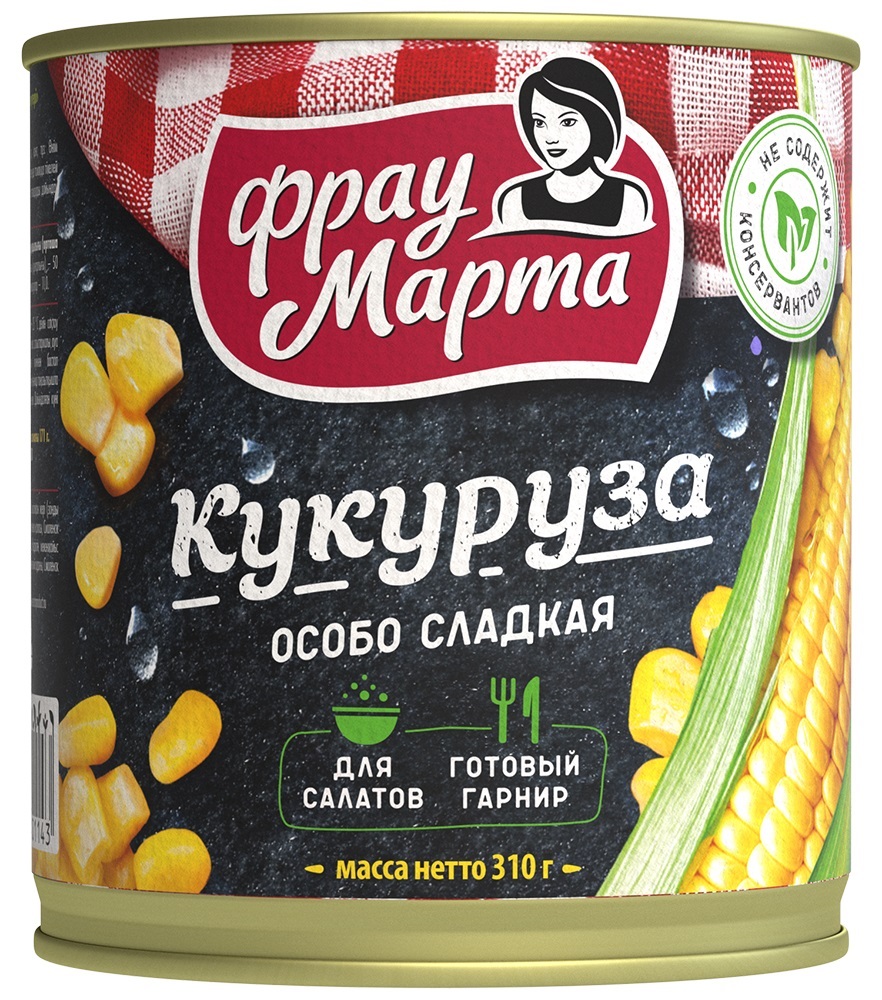 Кукуруза Фрау Марта сахарная 310г