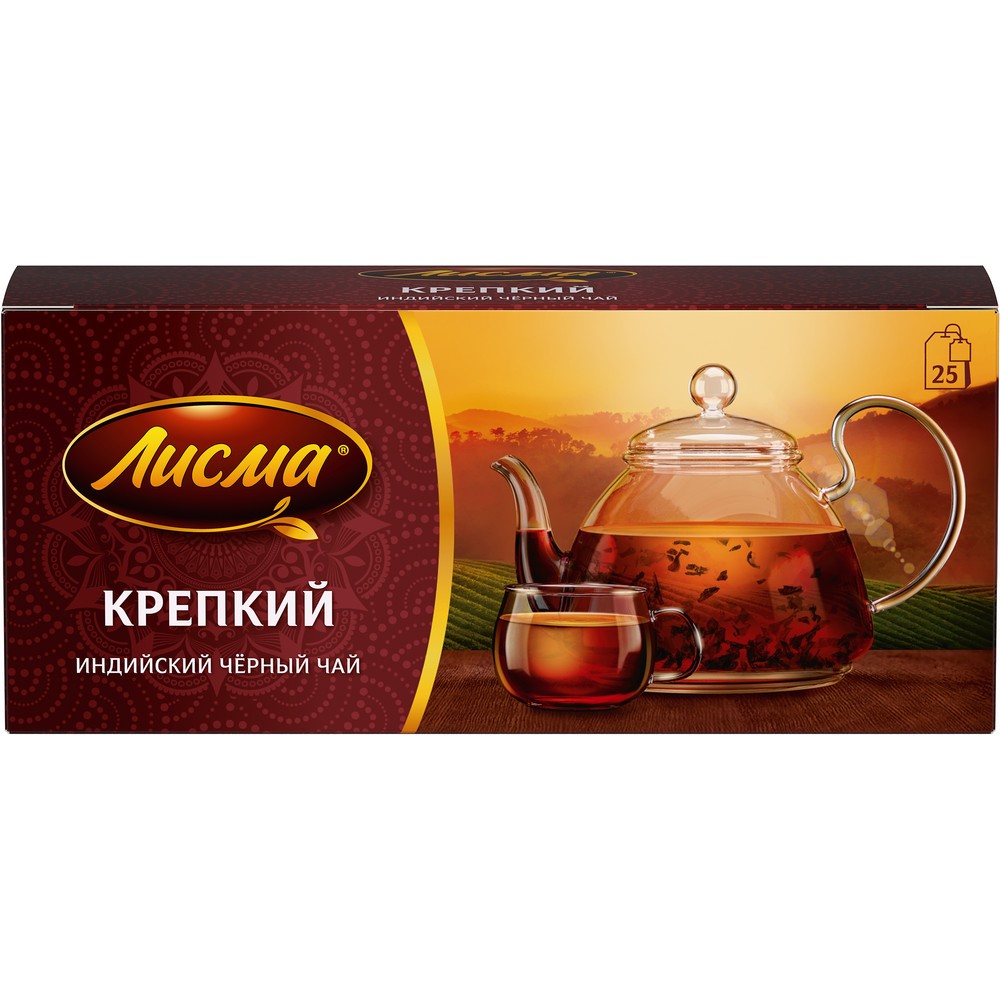 Чай Лисма Крепкий 25пак/2г