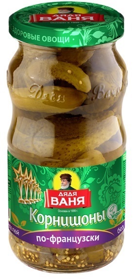 Огурцы Дядя Ваня корнишоны по-французски 460г
