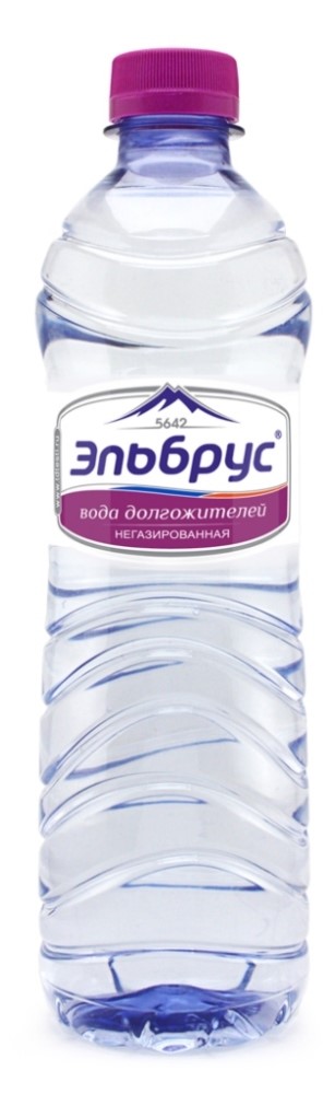 Вода минеральная Эльбрус без газа 0,5л