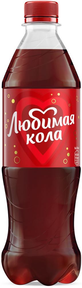 Напиток безалкогольный сильногазированный Любимая Кола 0,5л