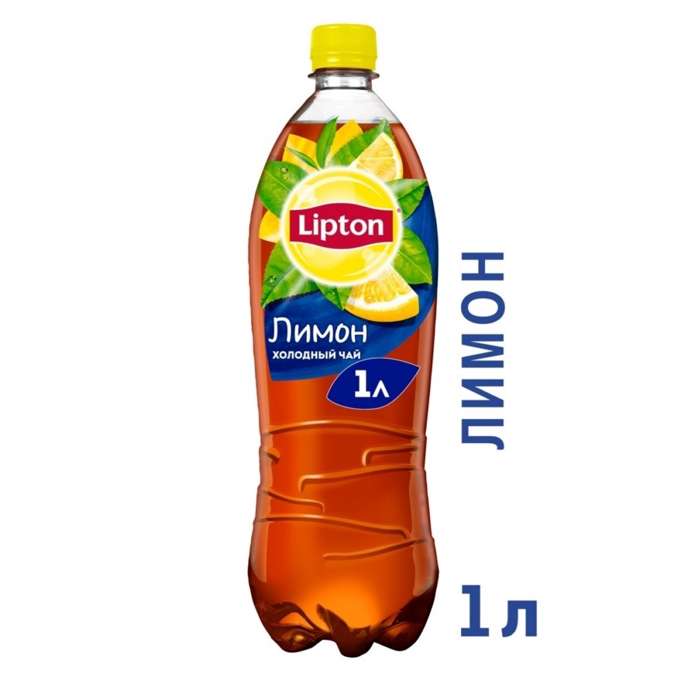 Напиток безалкогольный негазированный Холодный чай Липтон со вкусом Лимона 1л 