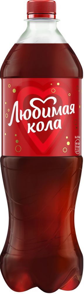 Напиток безалкогольный сильногазированный Любимая Кола 1л