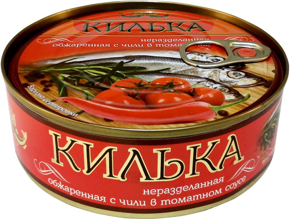 Килька Чили в томатном соке Лаатса 240г