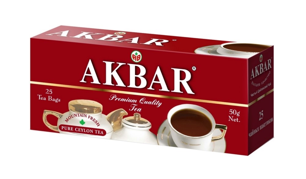 Чай Акбар черный  25пак/2г