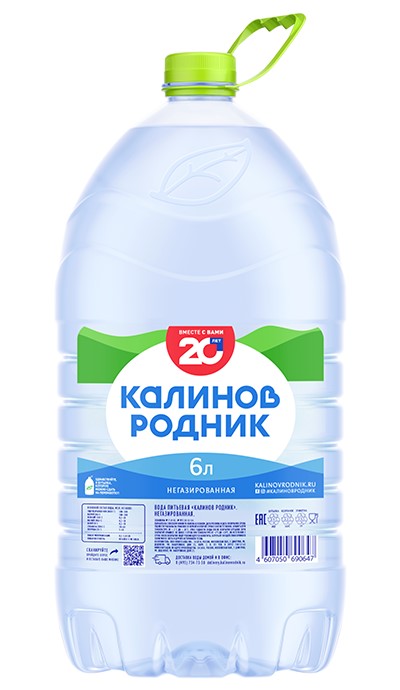 Вода Калинов Родник негазированная 6л 