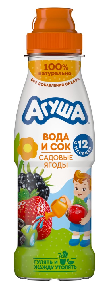 Напиток сокосодержащий Агуша ягоды садовые 300мл