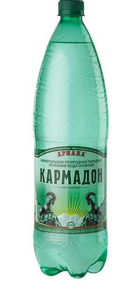Вода минеральная  питьевая лечебная Нижний кармадон 1,5л 