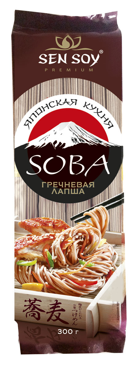 Макаронные изделия Лапша Сэн Сой гречневая Соба 300г