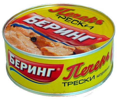 Печень трески Беринг 230г