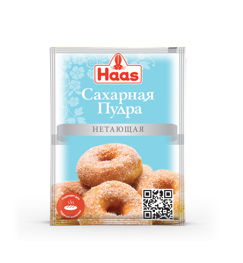 Сахарная пудра Хаас нетающая 80г
