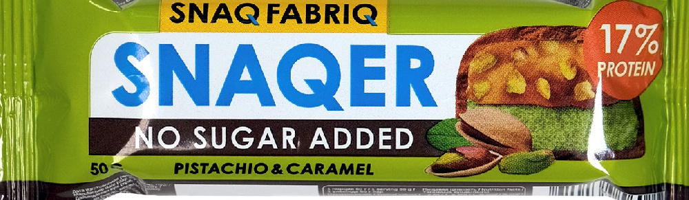Батончик глазированный "SNAQ FABRIQ" Фисташка и карамель 50г