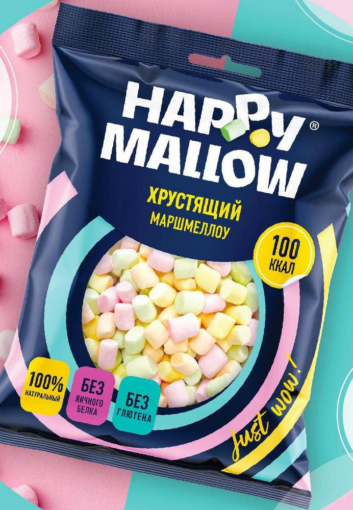Маршмеллоу хрустящий Хэппи Мэллоу 30г