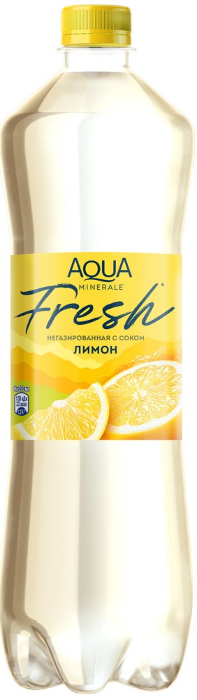 Вода питьевая Аква Минерале Фреш Лимон негазированная 1л